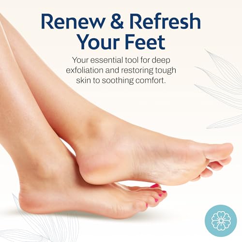 HartFelt Pedicure Exfoliation Beauty Box with 6 Exfoliating Foot Scrubber Bath Sponges & 2 Magic Pumice Stone for Feet Callus Remover | Gentle Sponge Pad & Foot Scrubbing Stone for Deep Cleansing