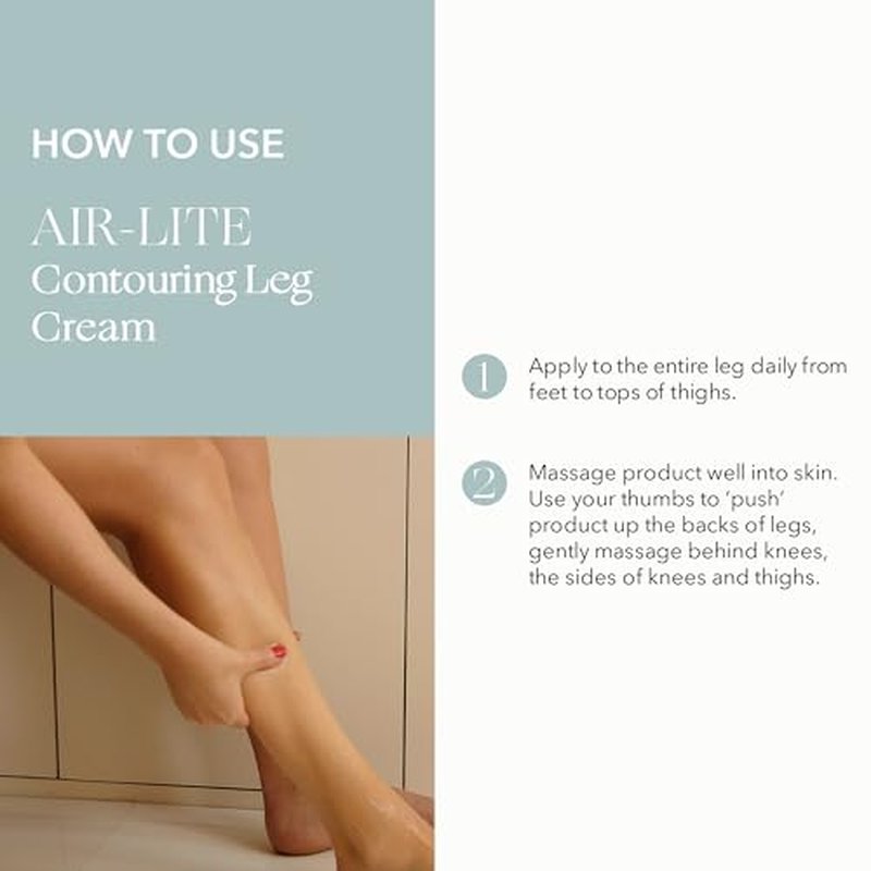 Legology Air-Lite Firming & Contouring Cream for Legs - Helps Reduce Cellulite - Powered by our Lymphology Complex (175ml)