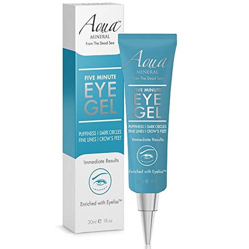 Puffy Eye GEL Instant results ? Naturally rapid reduction eye gel, Eliminate Wrinkles, Puffiness and Bags ? Hydrating Eye Gel w/Green Tea Extract by Aqua Mineral ? 1 oz