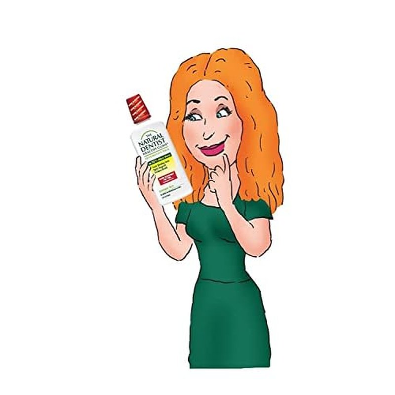 Natural Dentist Healthy Gums Antigingivitis Mouthwash in Peppermint Twist - for When You See Pink in Your Sink