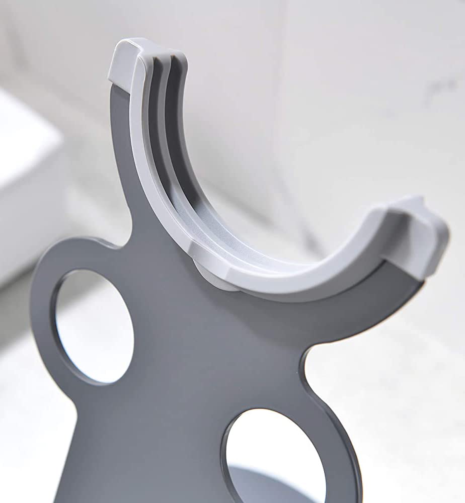PUROSUR Hair Dryer Stand for Dyson Supersonic, Hair Dryer Holder Organizer for Diffuser Nozzle, Bathroom Countertop Storage Stand