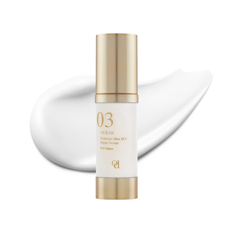 ODEAR Endermic Max EGF Repair Serum – Concentrated EGF Facial Serum for Skin Barrier Support, Firm Feel & Radiant Skin (30ml / 1.01 fl. oz.)