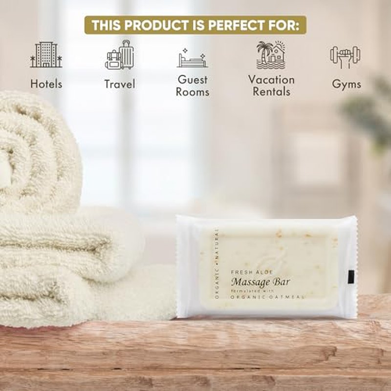 Diversified Hospitality Body Bar Soap, Travel Size Hotel Amenities, 1.75 oz (Case of 225)