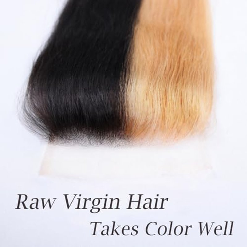 Knots Bleached CindiRiver 13x4 HD Lace Frontal Virgin Human Hair Straight, Pre Plucked Natural Hairline, Bleachable Knots, Skinlike Real HD Lace Invisible Lace For Black Women