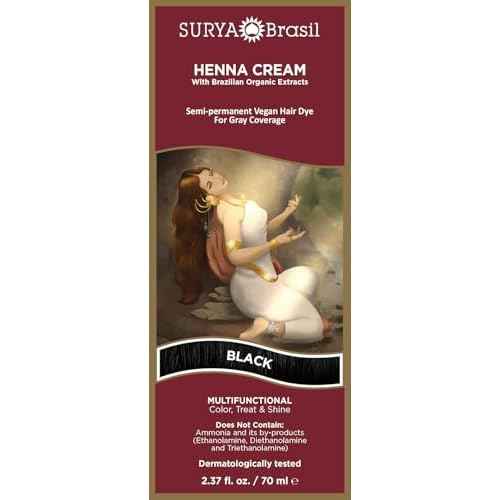 Surya Brasil Henna Cream, Black 2.37 oz