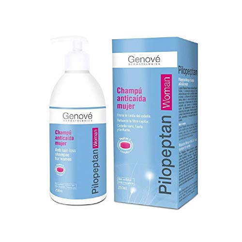 GENOV? Pilopeptan for Women 250ml - Hair Care - Daily Use - Hair Regrowth Treatment - Anti-Hair Loss Shampoo - Rich In Nutrients - Active And Natural Ingredients