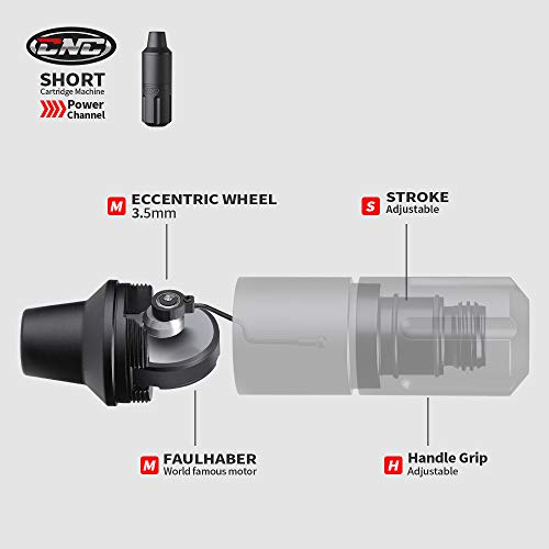 Hawink Rotary Short Pen Tattoo Machine with German FAULHABER Motor CNC-Q2