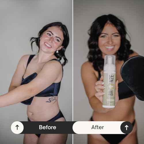 Chocolate Glaze Self-Tanning Mousse ? Rich Medium Bronzed Foam | Streak-Free, Non-Sticky, Unscented | Instant Dark Chocolate Glow for Face & Body, With Natural Colour-Fix Technology