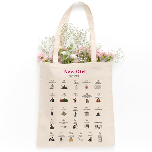 New Girl TV Show Inspired Gift, Girl Fans Gift Tote Bag Merchandise, Funny Shoulder bag Gifts for Sister Friends Shoulder Bag