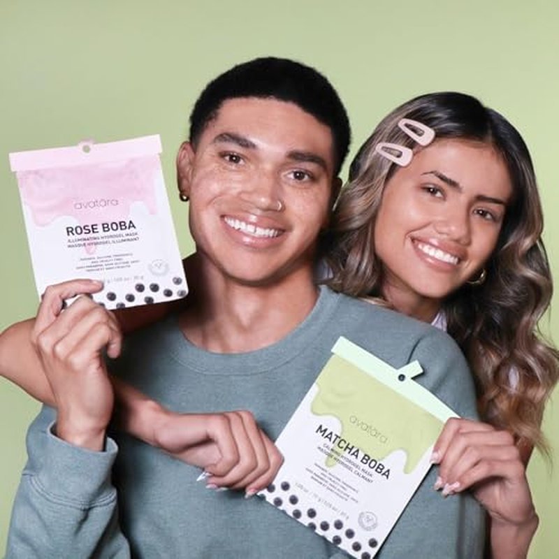 Avatara Sheet Mask Set, Facial Mask Variety Set of 10, Face Mask Skincare with Natural Extracts, Hydrating Face Mask Skin Care Set, Made with Tencel Fibers, All Skin Types, Teen Skincare, 10 Pack
