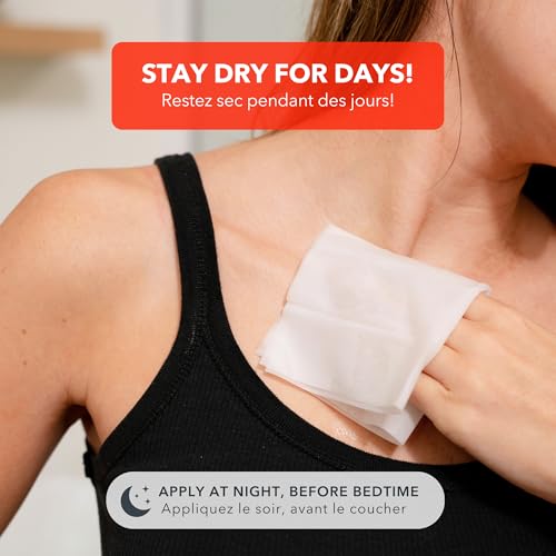 SweatBlock Clinical Strength XL Antiperspirant Body Wipes for Men & Women | Hyperhidrosis Sweat Protection for Hands Feet Underarms & Body | Unscented 10 Pack | Convenient Wipe Format for Targeted Use