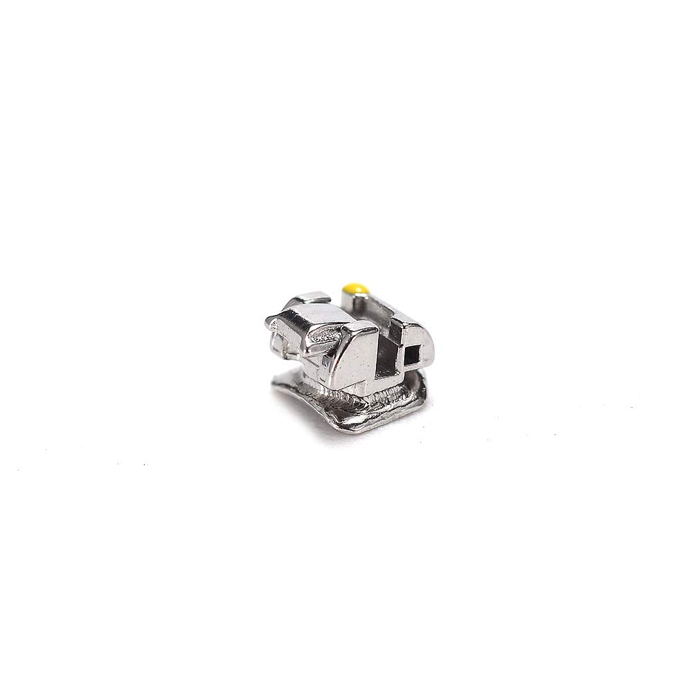SNAWOP Orthodontic Self-Ligating Brackets 20PCS Dental Metal Braces with Open Tools Slot. Roth 022 3-4-5 with Hooks