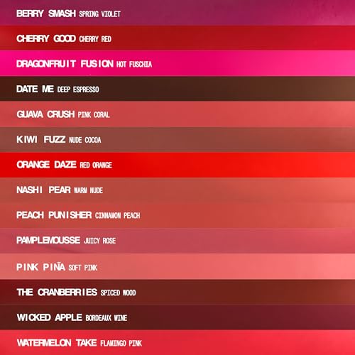 aboutface Cherry Pick Lip Color Butter ? High-Shine, Hydrating Lip Balm with Pomegranate Flower Extract & Cherry Butter ? Vegan, Cruelty-Free, Clean Beauty ? 0.06 oz (Guava Crush ? Pinky Coral)