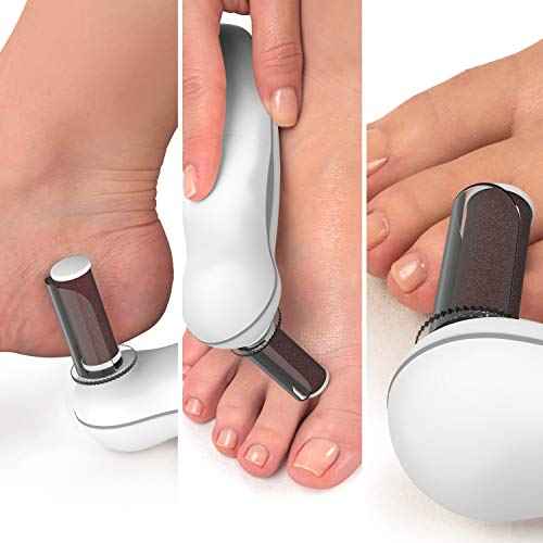 Pure Enrichment PurePedi Deluxe 10-Piece Pedicure Set - Professional at-Home Pedicure Kit with Attachments: Cordless Nail File, Drill, Callus Remover, & Protective Cap - Easy to Use, Salon-Quality