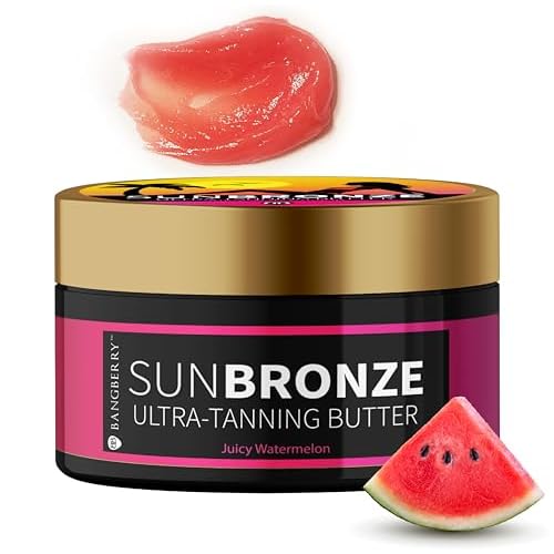 Original Sun Bronze Ultra Tanning Butter - Juicy Watermelon, Use in the sun outdoor or tanning bed Better than tanning oil Tan faster with premium natural ingredients Safe for Sensitive Skin