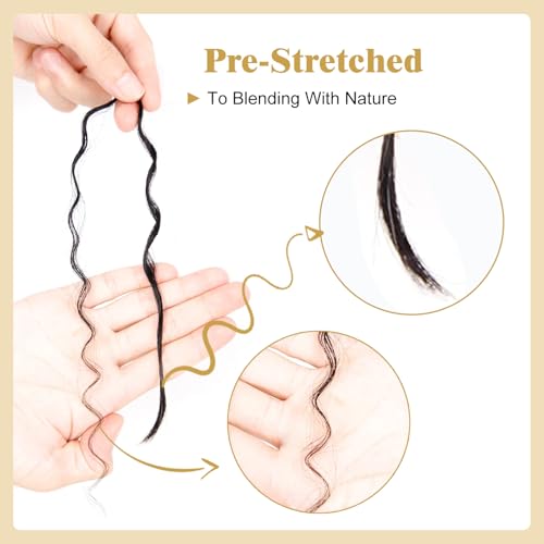 Pre-Divided Human Hair Bulk Deep Wave Braiding Hair for Boho Braids Human Hair Bulk for Braiding Curly Boho Locs Boho Crochet Braids Human Hair Extensions 16 Inch 100g
