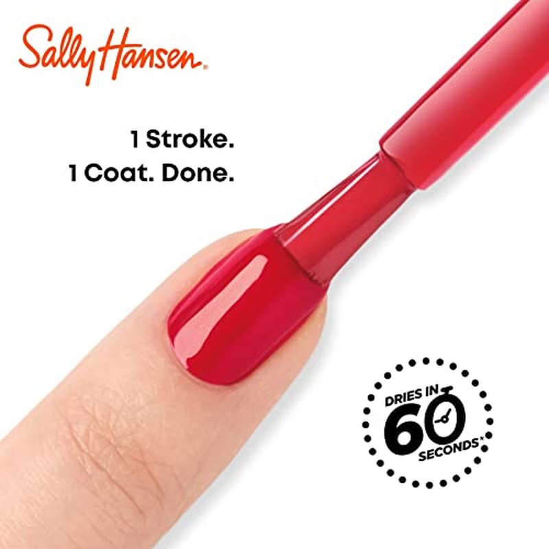Sally Hansen Insta-Dri Nail Polish | Quick Dry, Long Lasting, Streak-Free Shine | Opaque, Glossy | 357 Time Warmth | Burnt Orange Nail Color