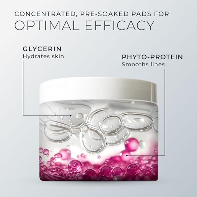 RoC Resurfacing Disks, Hypoallergenic Exfoliating Makeup Remover Pads for Wrinkles and Skin Tone, Hypo-Allegenic Skin Care, Oil-Free Daily Cleanser, 28 Count (Packaging May Vary)