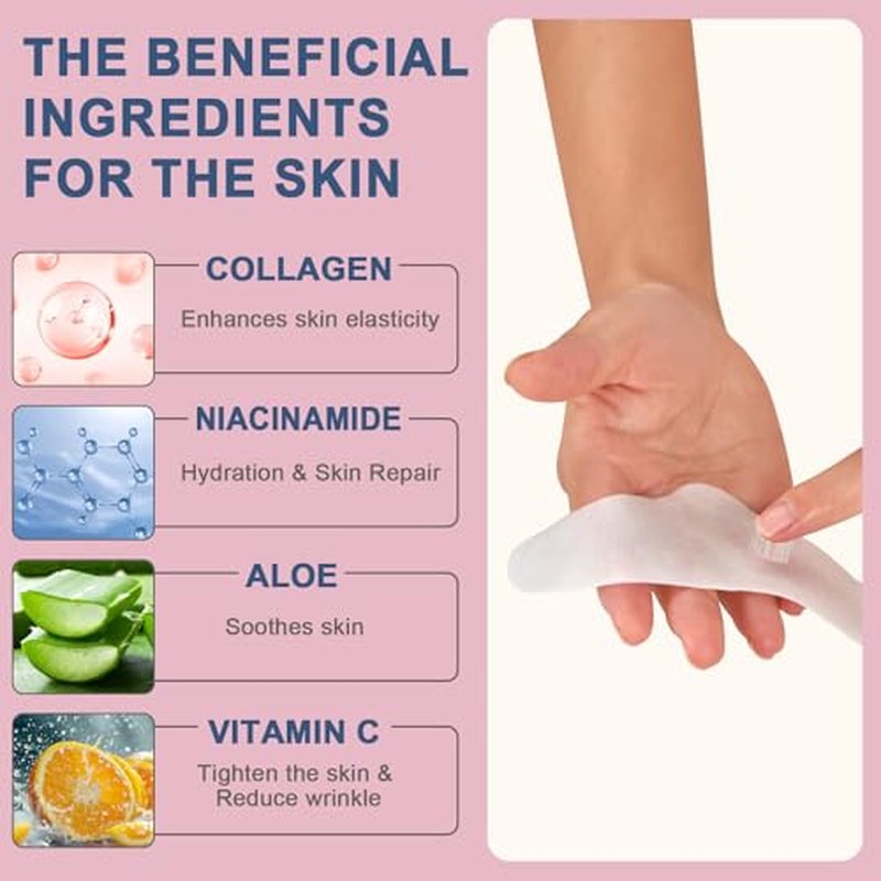 Forehead Wrinkle Patches, Collagen Anti Wrinkle Patches Overnight, Forehead Serum Patch Smooth Fine Lines & Wrinkles, Soft Facial Patches 16 Pcs