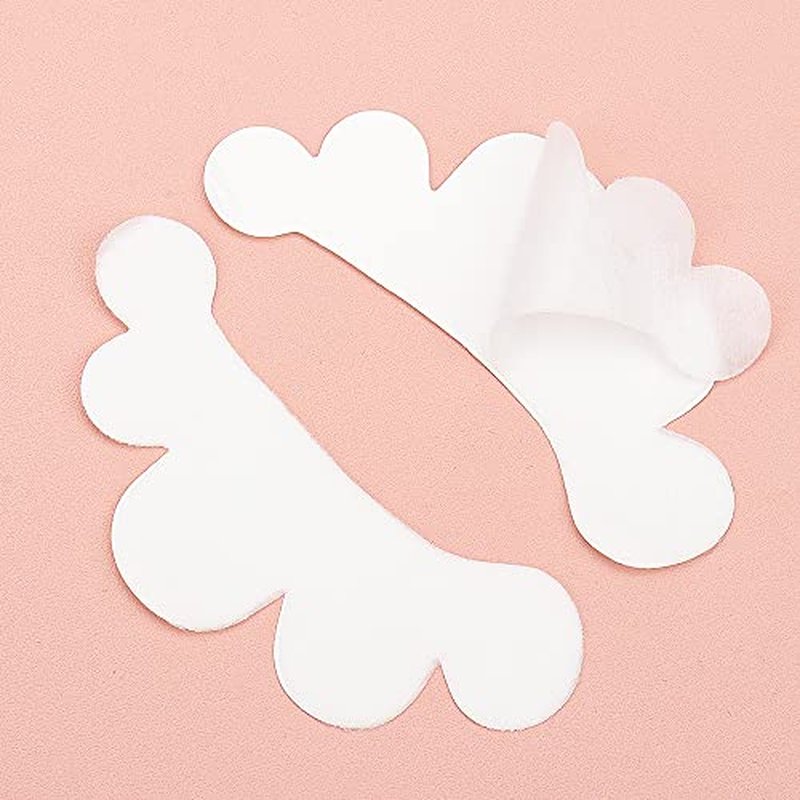 100 Pairs Eye Under Gel Pads Eyelash Extensions Patches,Lash Extension Lint Free Under Hydrogel Eye Mask Pads Beauty Tools (Pink)