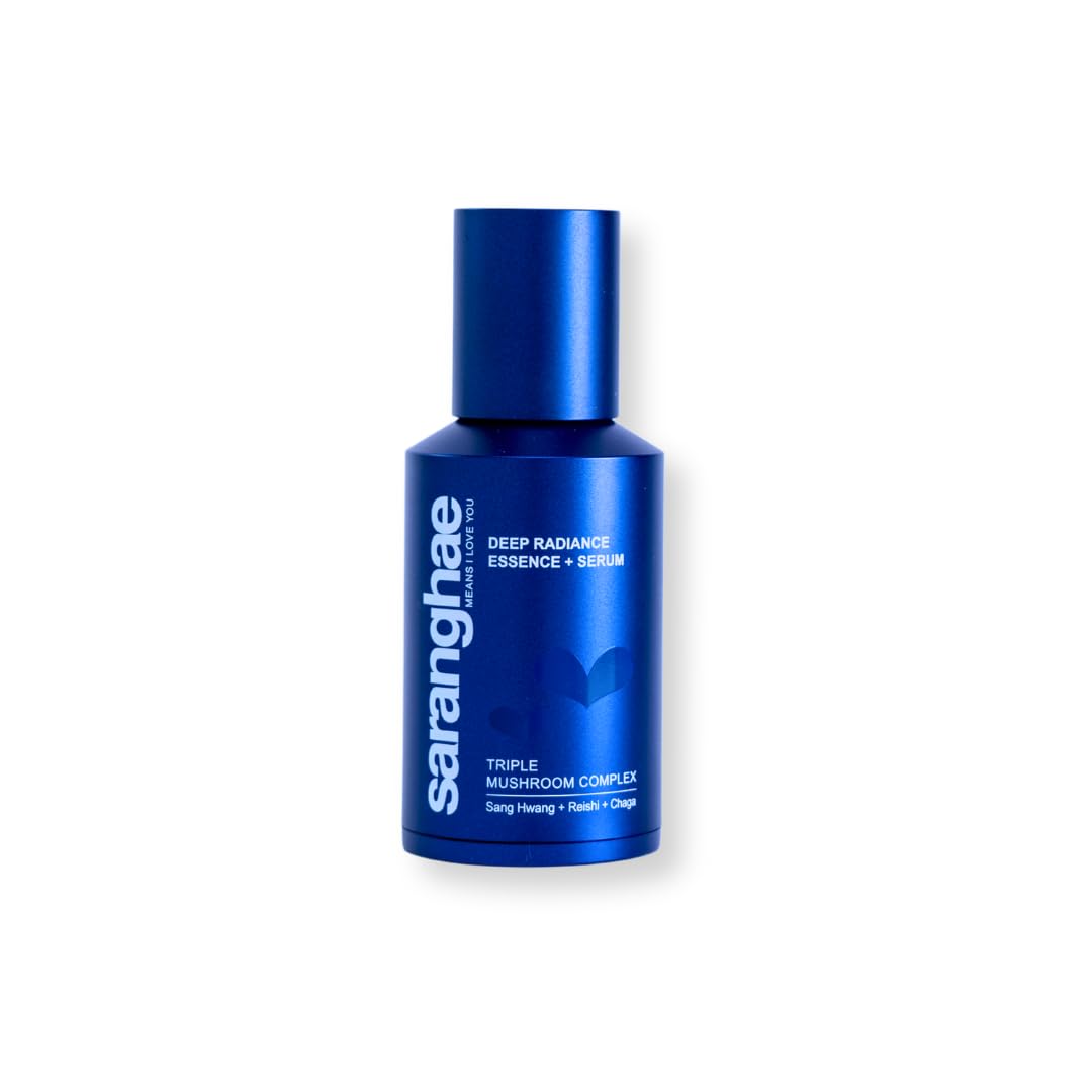 Niacinamide Serum For Uneven Skin Tone, Face Serum with Triple Mushroom Complex: Reishi + Chaga + Sang Hwang for Dry, Damaged Skin -1.5 Ounce by Saranghae