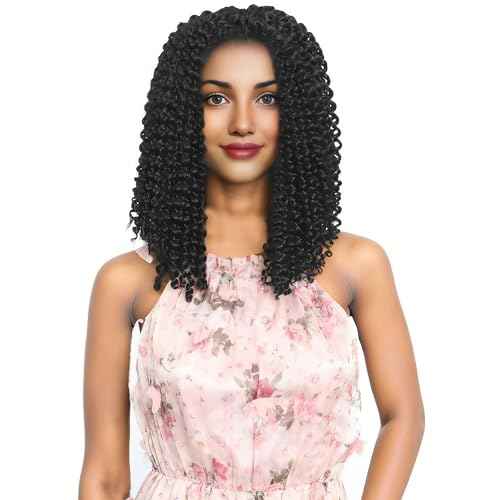 RIHANNAHAIR 7 Packs Passion Twist Hair 12 Inch Pre Looped Water Wave Crochet Hair Spring Twist Bohemian Braids for Black Women