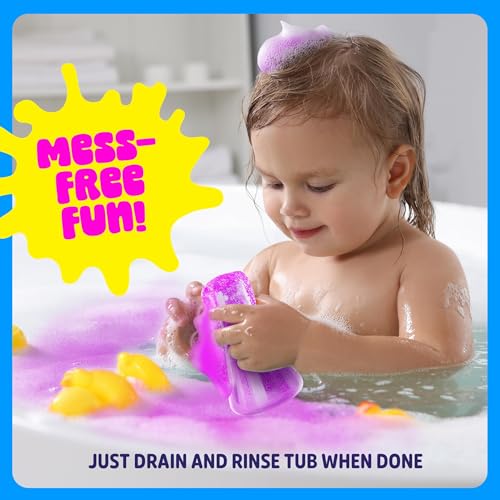 Tubby Tots Bath Potion Kits for Kids - 6 Pk - Bath Bombs for Kids - Toddler Bubble Foam Colors Fizzies - Bathtub Toys for Kid Ages 4-8 Years Old - Science Soap Potions Kit Age 3 4 5 6 7 8 - Non Toxic
