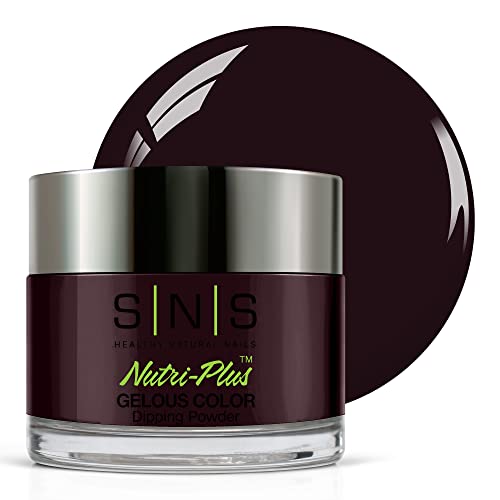 SNS Nail Dip Powder, Gelous Color Dipping Powder - You've Got It All (Purple/Plum), EE05 - Long-Lasting Acrylic Nail Color & Polish Lasts 14 Days - Low-Odor & No UV Lamp - 1 Oz
