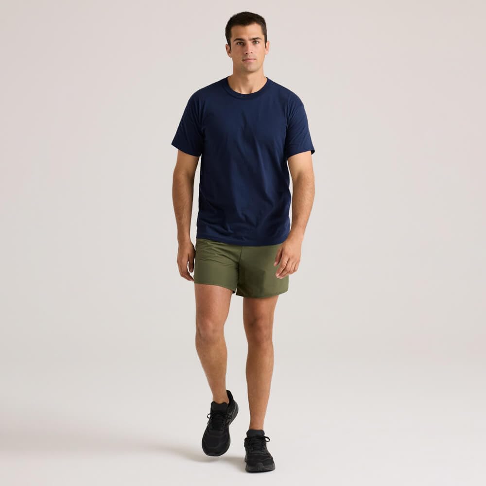 Soffe Men's 3 Pack 4.3 Oz Cotton Military Tee, Black, X-Large