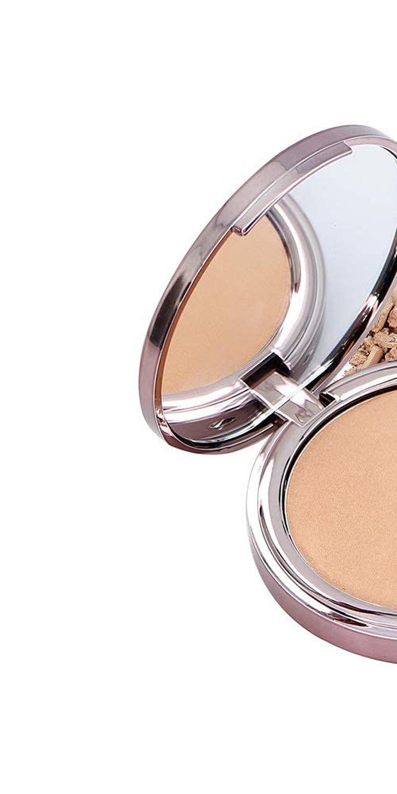 Girlactik Luminous Face Powder – Radiant Finish Pressed Powder for Natural Glow & Smooth Skin – Lightweight, Buildable Setting & Finishing Powder | Vegan, Cruelty-Free Compact (Light)