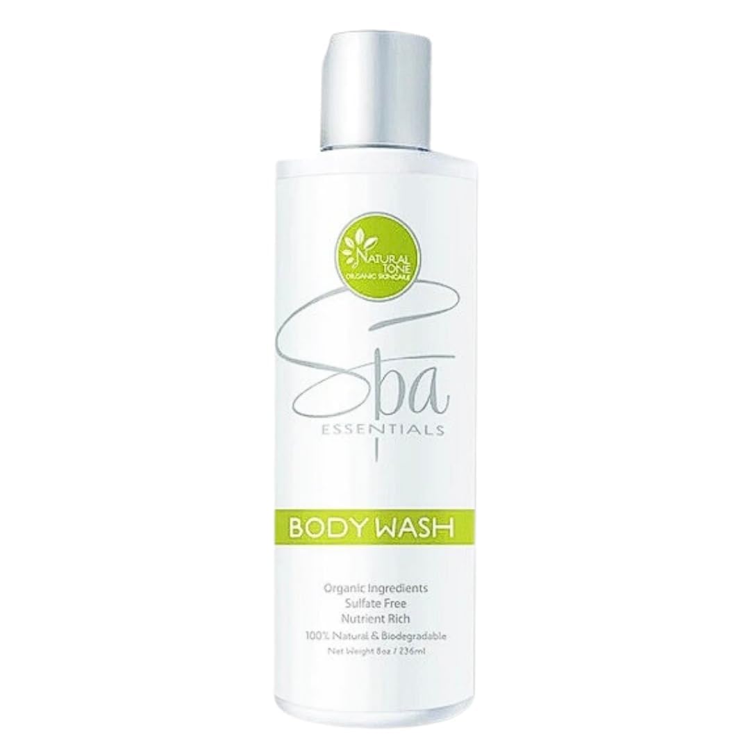 Natural Tone Organic Skincare Sulfate-Free Body Wash - Hydrating Rosehips Scent, 8oz
