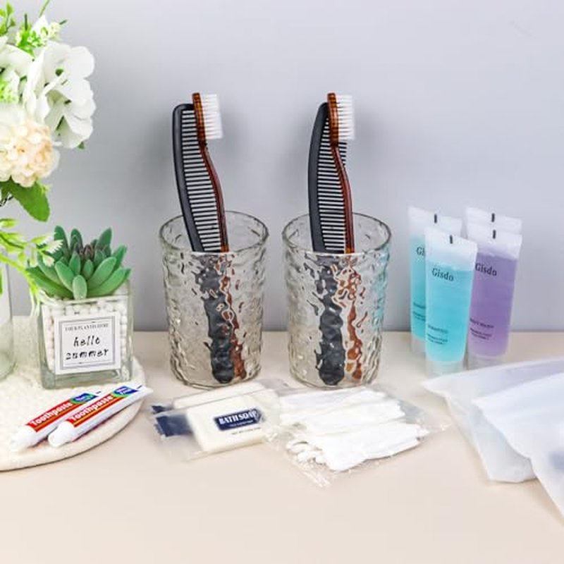 50-Pack Toiletry Kits - Personal Hygiene & Travel Kit for Men, Women & Charity - Disposable, Bulk Homeless Care Package Supplies