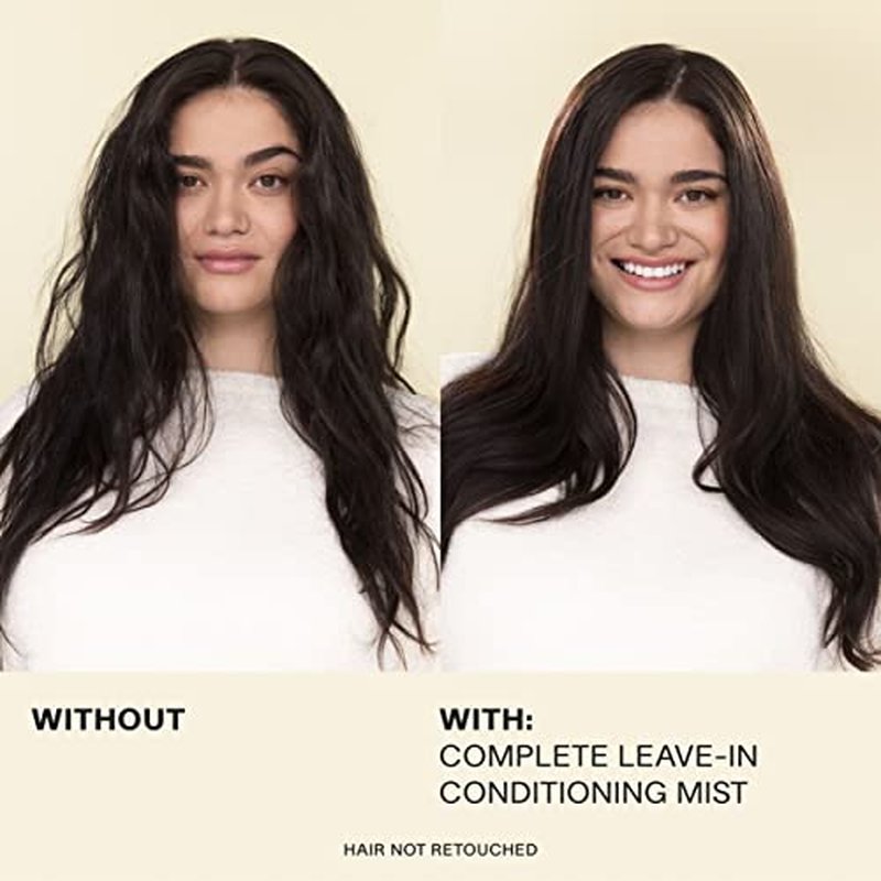 JVN Complete Leave-In Conditioning Mist, 5 Fl Oz, Frizz Fighting Moisture Multiplier, Detangler, UV and Heat Protection Spray, Hair Care for Women and Men, Silicone Free