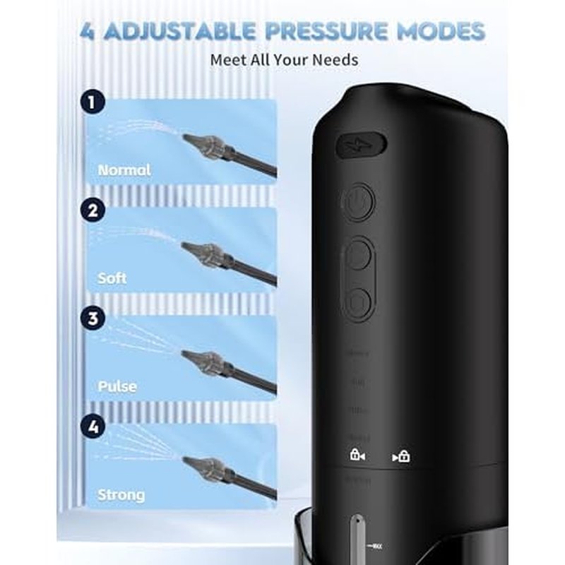 Upgraded Ear Wax Removal, Electric Ear Cleaner, Safe and Efficient Ear Cleaning, 4 Pressure Modes, 10 nozzles, Electric Earwax Cleaning Kit for Earwax Buildup