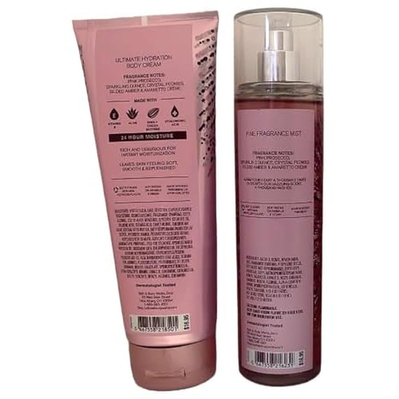 Bath & Body Works - Signature Collection - A Thousand Wishes- Gift Set- Fine Fragrance Mist & Ultra Shea Body Cream by Bath & Body Works