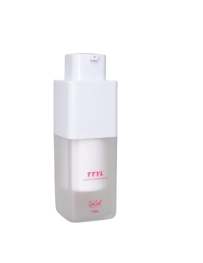 TTYL Cream Lash Remover - Professional-Strength, Fume-Free Eyelash Extension Remover | 15ml, Strawberry Scented, Gentle Formula