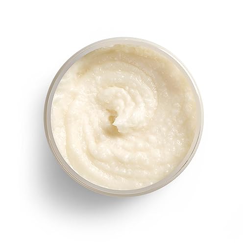 AHAVA Dead Sea Salt Softening Butter Salt Scrub - Rich, Buttery Body Scrub for Smooth, Radiant Skin, Energizes Sensation for Body & Mind, with exclusive Osmoter, Jojoba & Coconut Oil, 7.5 Fl.Oz