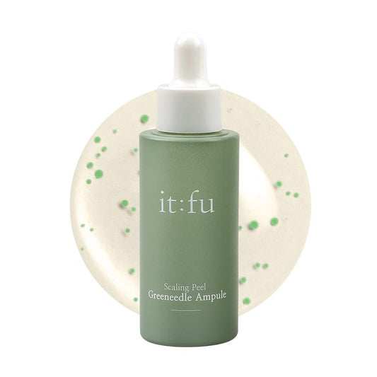 it:fu Scaling Peel Greeneedle Ampoule | K-Beauty, Spicule Ampoule, Pore & Dark Spot Care, Removes Skin Pigmentation & Exfoliates Dark Skin Spot, Contains Madecassoside 1.01 fl. oz