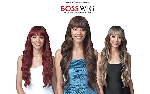 Premium Synthetic Wig With Bangs - Bobbi Boss Bahari Style | Natural Look & Comfortable Fit