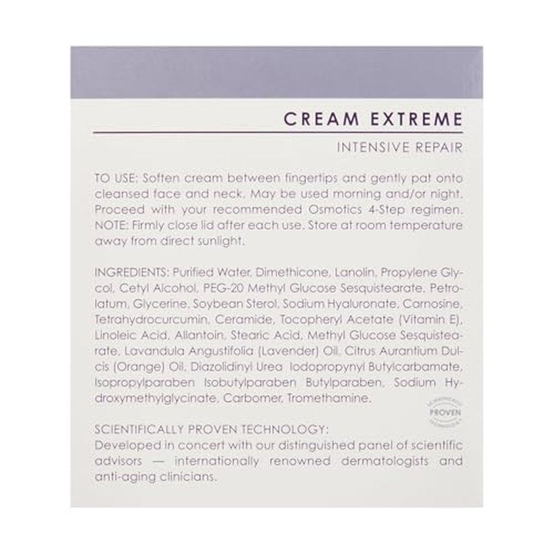 Osmotics Cream Extreme Intensive Repair ? Deep Moisture Barrier Cream for Dry, Sensitive & Damaged Skin ? Restores Hydration, Soothes Irritation, & Strengthens Skin Barrier