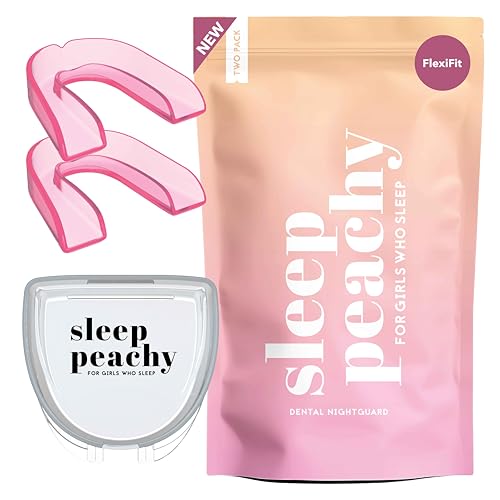 FlexiFit Night Guard for Women - Pack of 2 Mouth Guards for Teeth Grinding, Clenching and Bruxism (Pink)