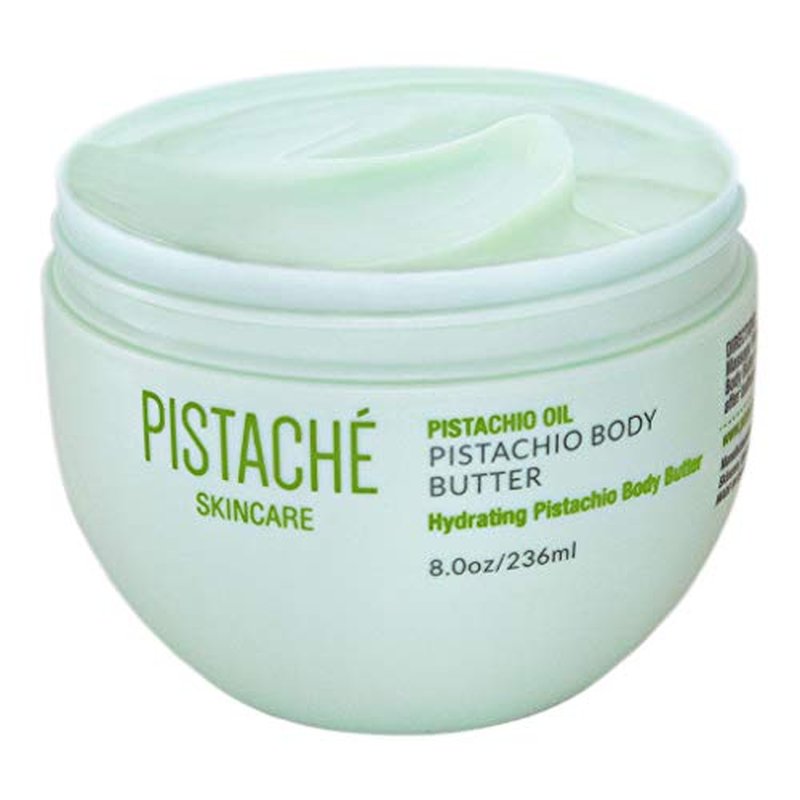 Pistach? Skincare Pistachio Oil Whipped Body Butter Cream | Rich Moisturizer for Dry Skin with Vitamin E & Antioxidant Protection | The Boyfriend Body Butter, 8 oz