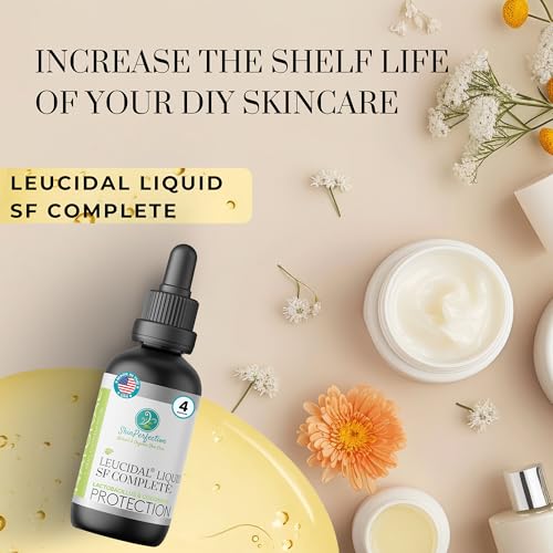 Skin Perfection Leucidal Liquid SF Complete - Compatible with Hyaluronic Acid Serum & Anti Aging Serum - DIY Natural Preservative Alternative for Cosmetics (4 ounce)