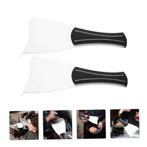 2pcs Professional Hair Dye Coloring Boards Ergonomic Highlighting for Salon Home Use for and Hair Foiling Techniques