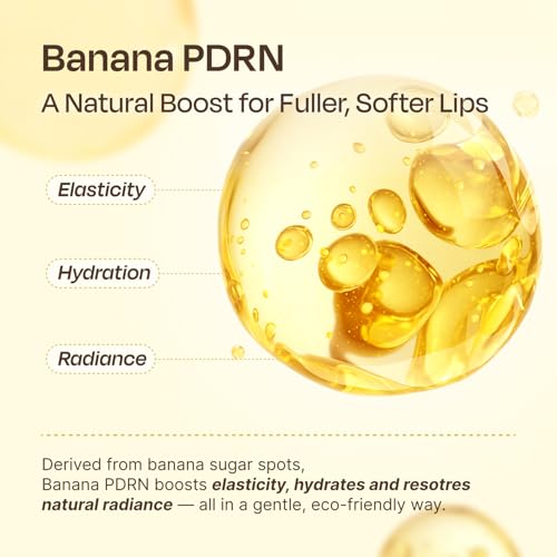 Celladix Overnight Lip Plumping Mask with Banana PDRN ? Pudding-Like Melting Balm Texture, Vanilla Scent ? Hydrating & Mild Plumping Treatment for Kissable Lips with Honey & Collagen, 0.5 Fl oz