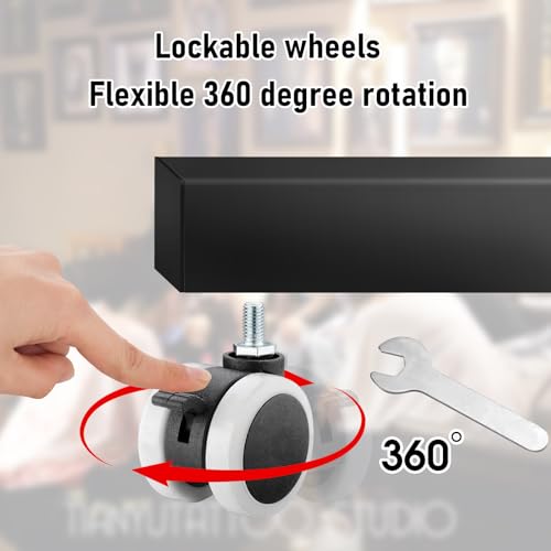 Multifunctional Tattoo Workstation,Tattoo Tray Cart with Tattoo Light& Wheels,Mobile Phone,ipad Tablet Holder, Tattoo Ink Magnetic Tray,for Tattoo & Salon Studio