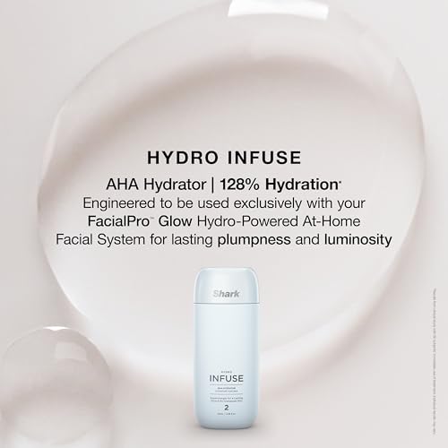 Shark FacialPro Glow at-Home Hydro-Powered Facial System with DePuffi Hot & Cold Therapy ? Professional Spa Skincare Device for Pore Cleansing, Hydration, & Radiant Glow, Lilac, FH320PL