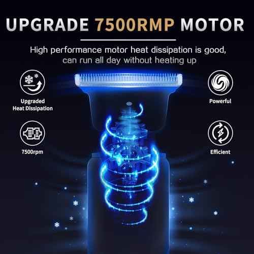 Ufree Professional Beard Trimmer for Men, Zero Gapped T-Blade Hair Clipper & Mustache Trimmer Kit with LCD Display, Precision Edgers for Haircut & Grooming, Barber-Grade Electric Shaver, Gifts for Men