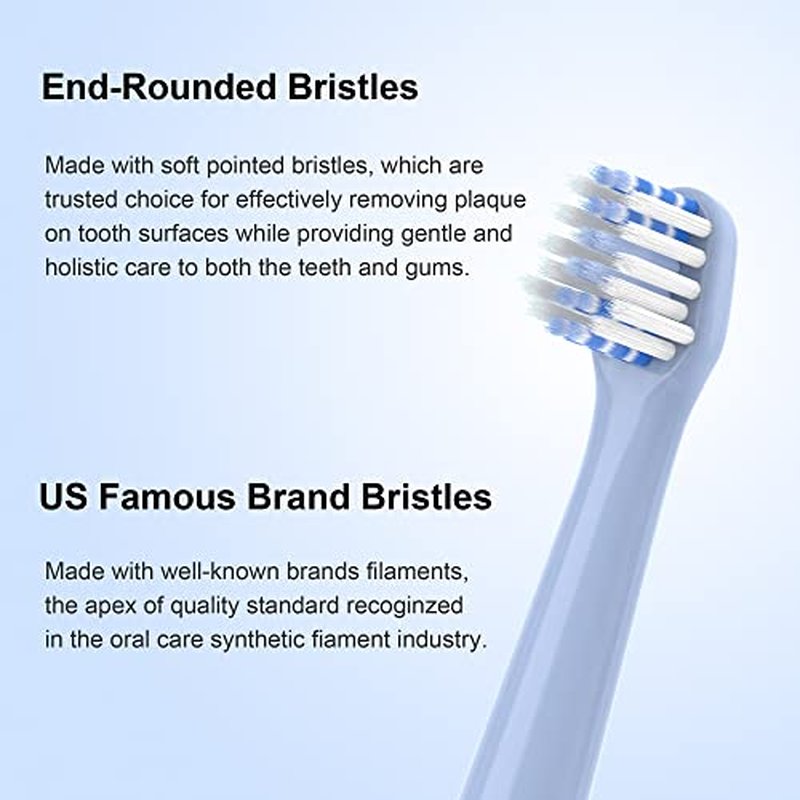 Replacement Toothbrush Heads 10 Pack Compatible with Colgate Hum Connected Smart Battery Electric Toothbrush Head,5 Blue+5 Green