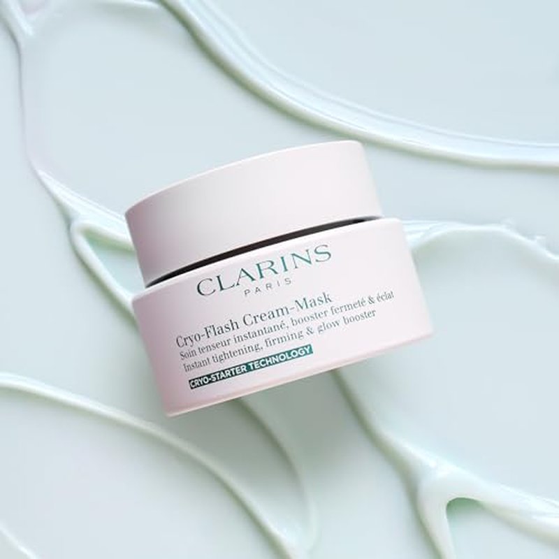 CLARINS Cryo-Flash Face Mask | Visible Lift Effect in 10 Minutes* | Visibly Minimizes Pores | Boosts Radiance | Pro Like Results | All Skin Types